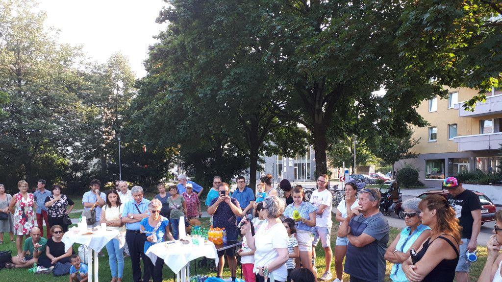 Anrainerdiskussion in Schallmoos