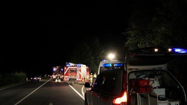 Bilder vom Crash in Anthering