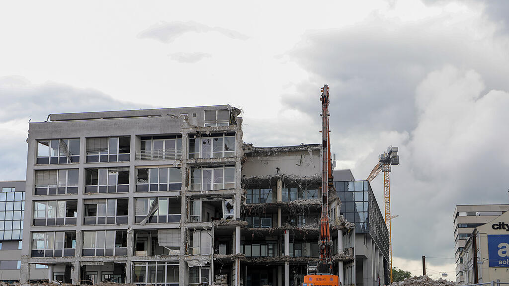 Baustelle LDZ: Abrissarbeiten