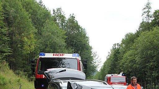 Bilder vom Horrorcrash in Hof