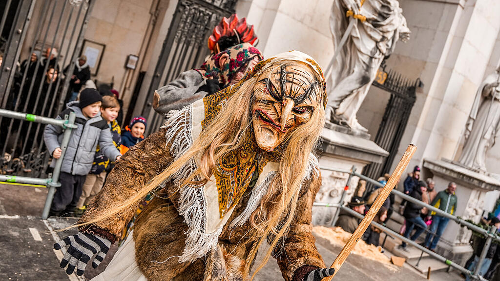 Krampuslauf am Christkindlmarkt Salzburg