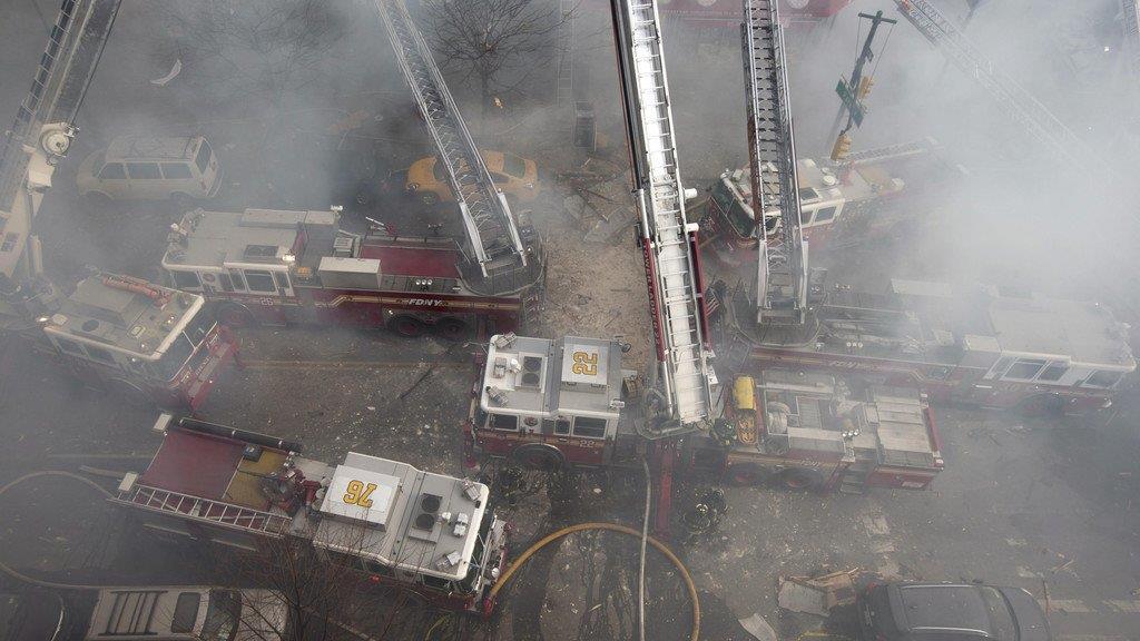 Explosion in New York: Zwei Gebäude eingestürzt