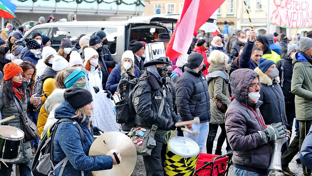 Corona-Demo in Salzburg