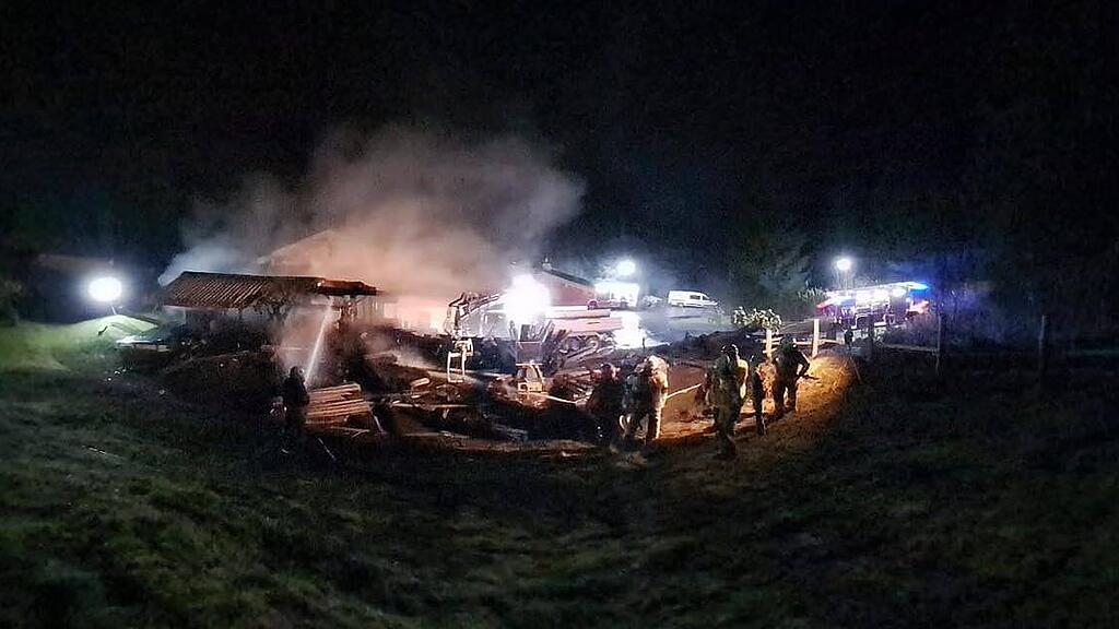 Stallbrand in Bramberg