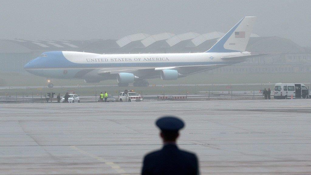 Die Air Force One in Aktion