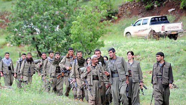 PKK-Kämpfer auf dem stockenden Rückzug