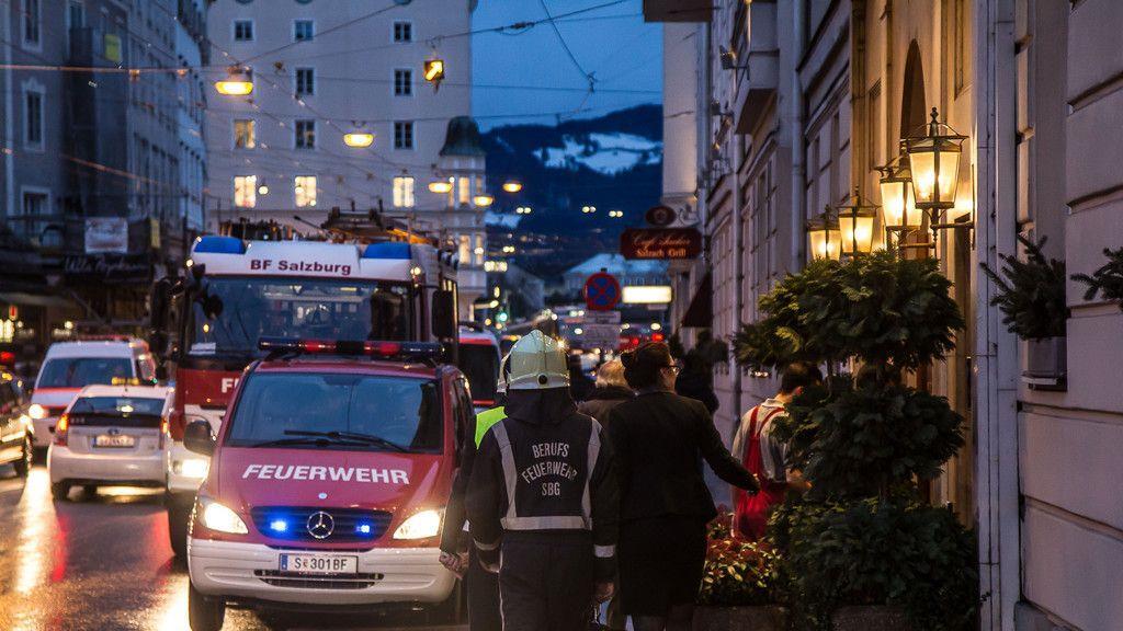 Brand im Hotel Sacher
