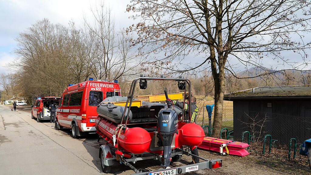 eisschwimmer gerettet salzachsee