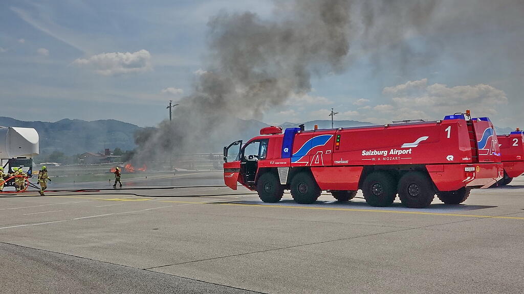 EInsatzübung, Salzburg Airport