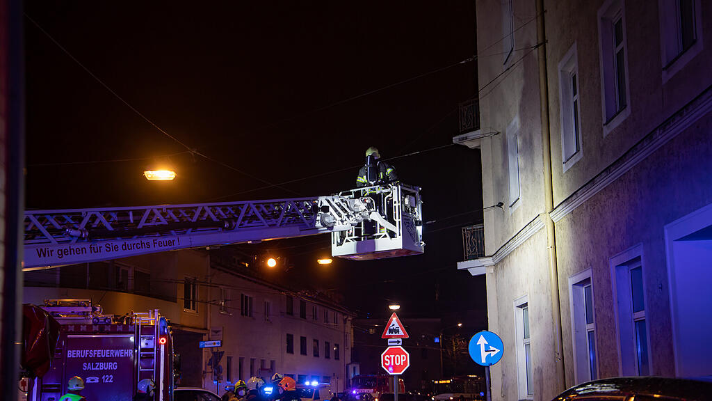 Keller-Brand in der Elisabethstraße