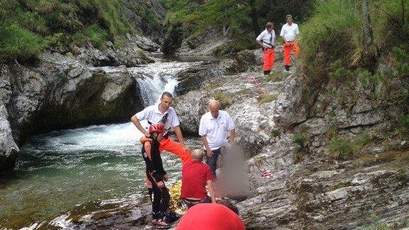 Bergung aus Weißbach