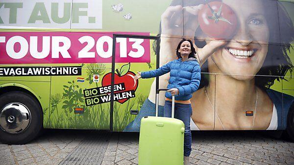 Glawischnig ist zunächst eine Woche unterwegs