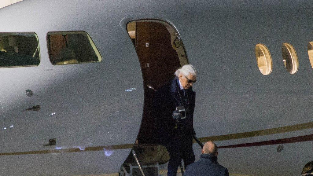 Karl Lagerfeld landet in Salzburg
