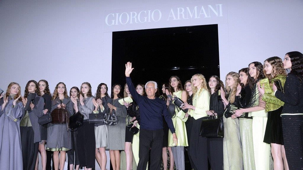 Mailänder Modewoche: Giorgio Armani