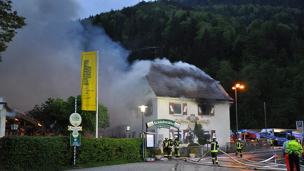 Bad Reichenhall, Brand, Gaststätte