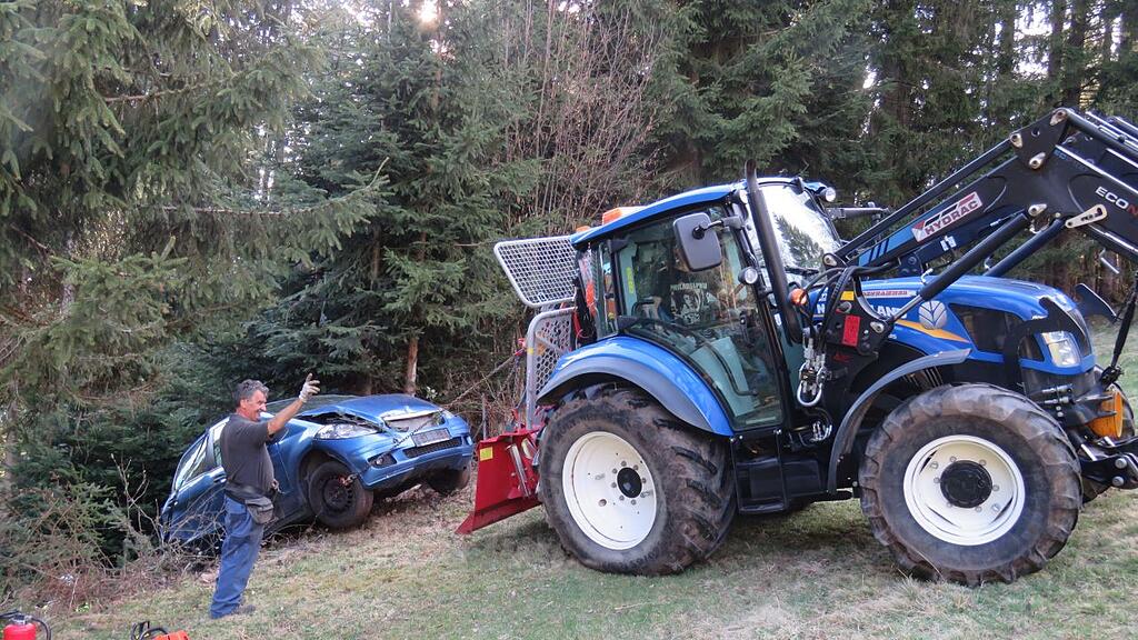 Auto-Absturz in Pfarrwerfen