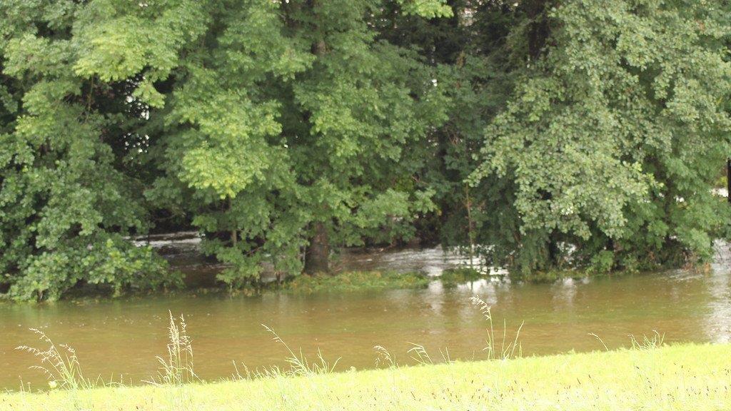 Starkregen sorgt für Überschwemmung