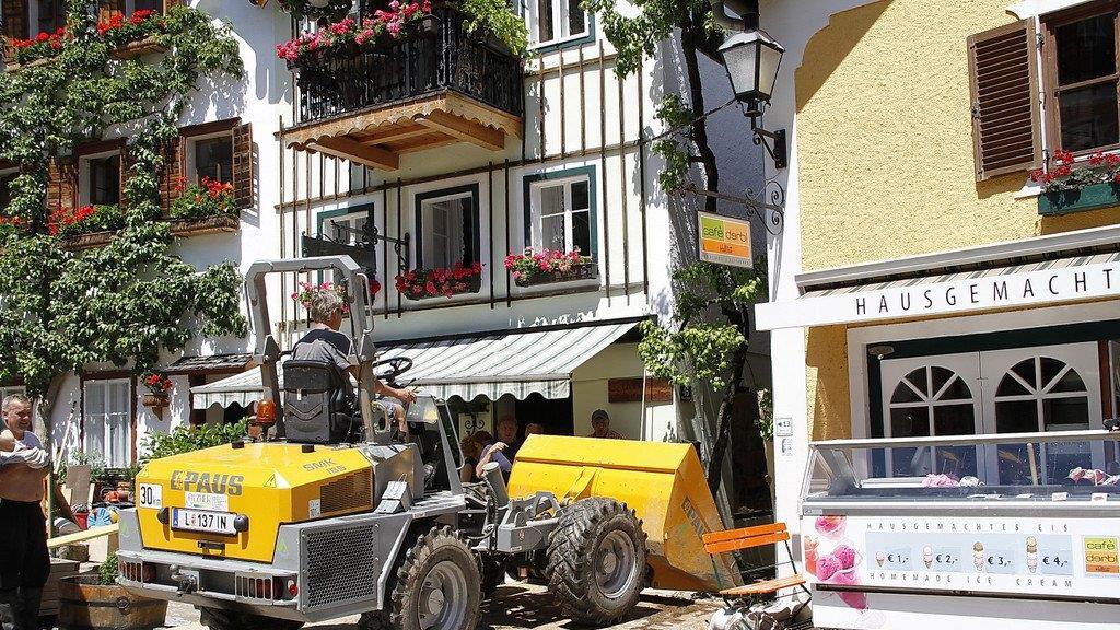 Mure verwüstet Hallstatt