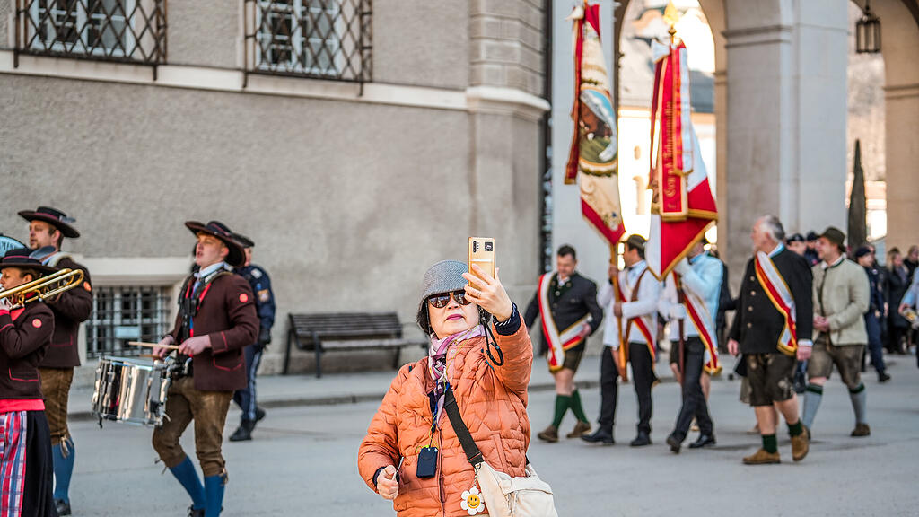 Der traditionelle Metzgersprung in Salzburg