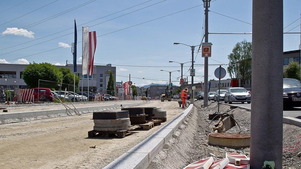 Bauarbeiten in Münchner Bundesstraße