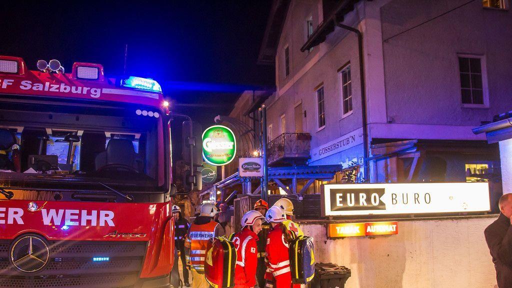 Brand in Gasthaus in Maxglan