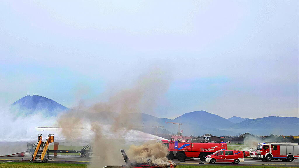 Notfall\u00fcbung am Airport