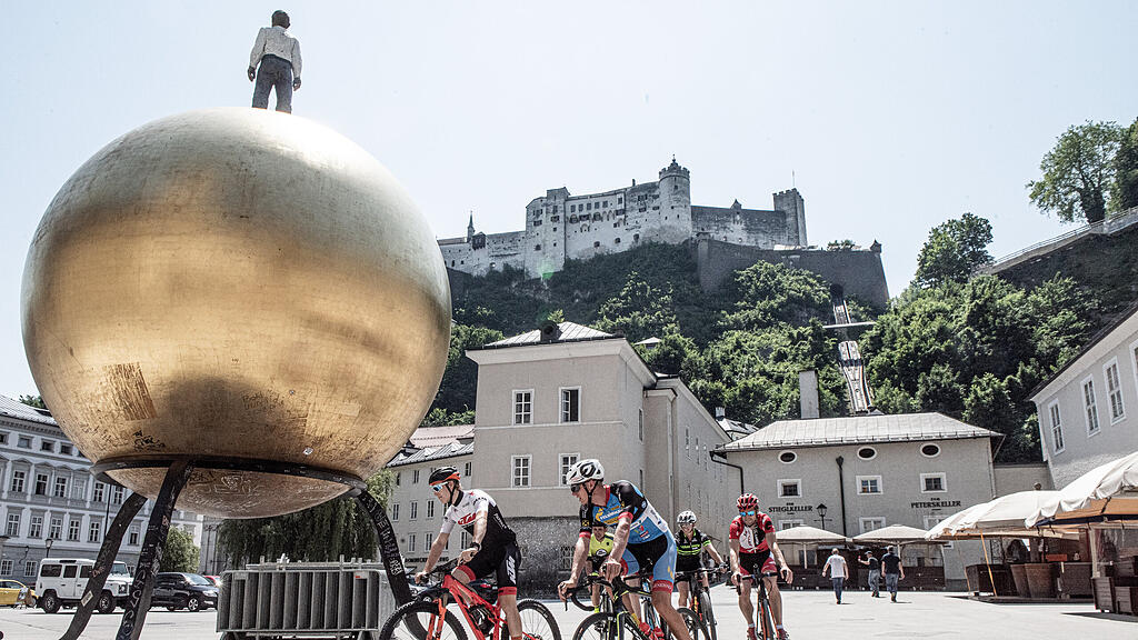 City Hill Climb Salzburg: Mit Fahrrad auf Festung Hohensalzburg