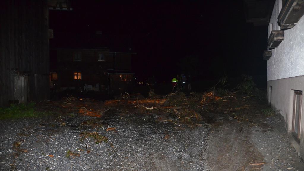 Unwetter über Salzburg: Bilder aus Großarl