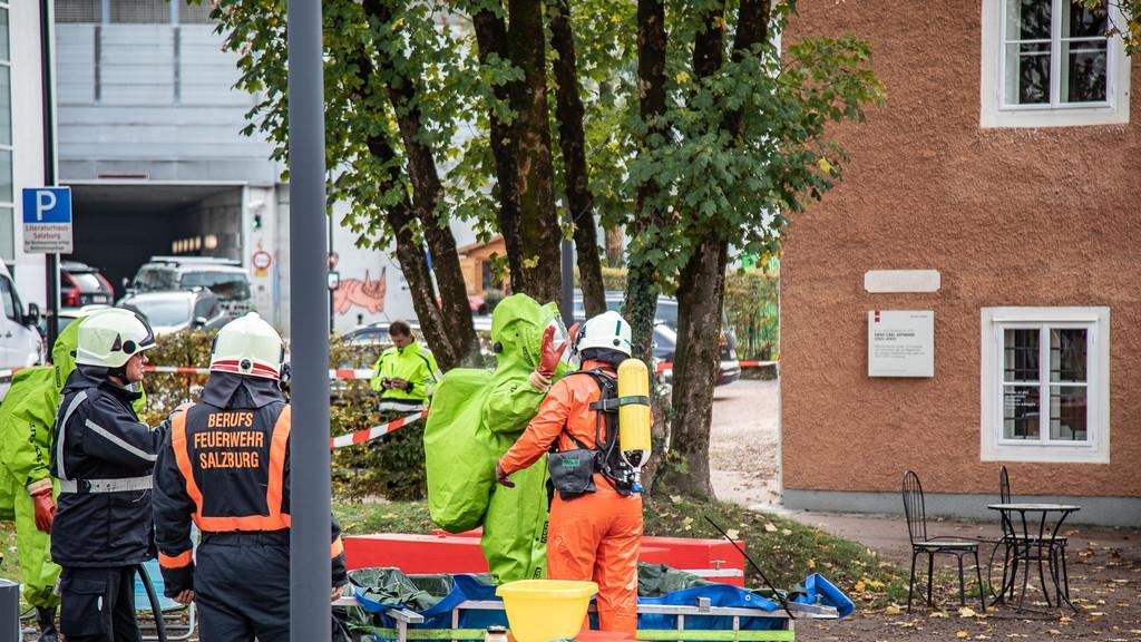Chemikalienaustritt im LKH Salzburg
