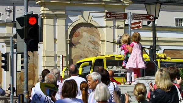 Bilder der Abseilaktion