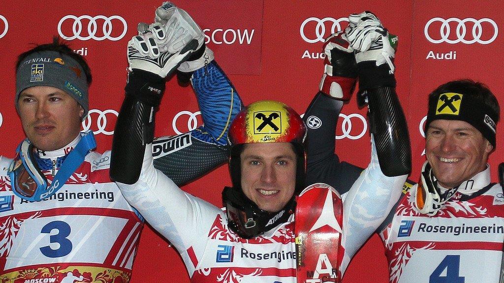 Hirscher siegt in Moskau