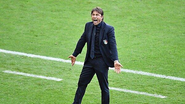 Conte gibt an der Seitenlinie immer alles