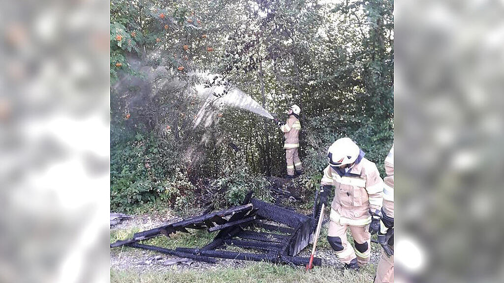 Brand Hochstand Nussdorf