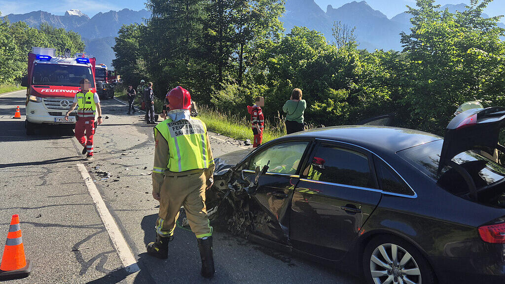 Unfall B311 in Saalfelden