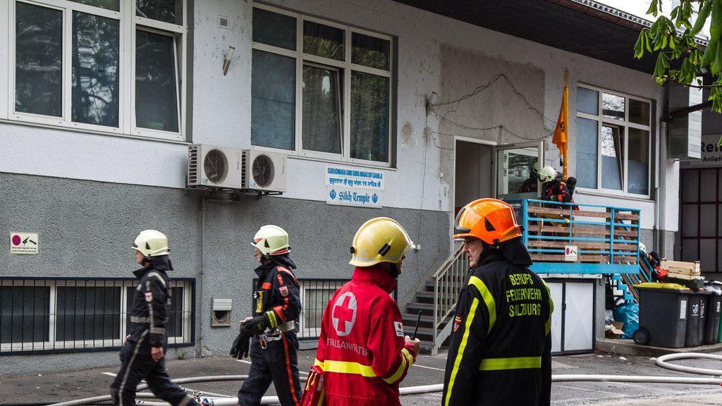 Brand in Sikh-Tempel in Salzburg
