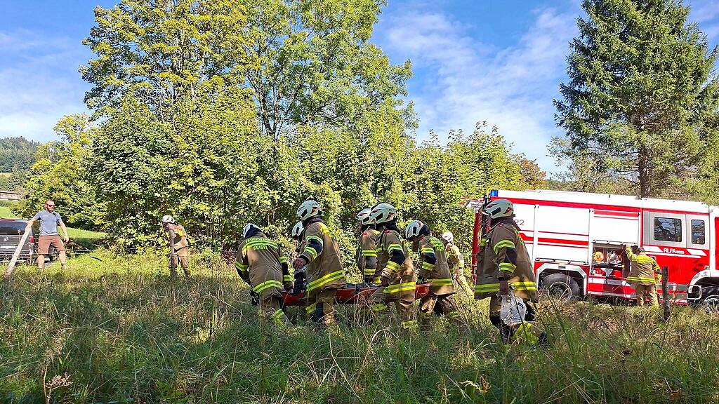 Mäherabsturz in Krispl