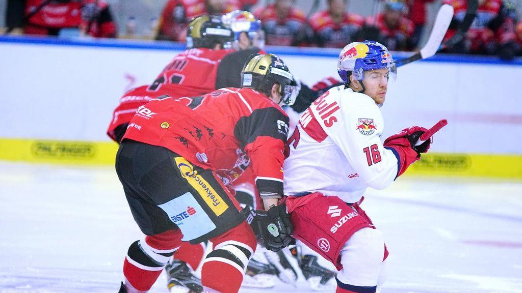 Eishockey: Salzburg gewinnt letztes Heimspiel