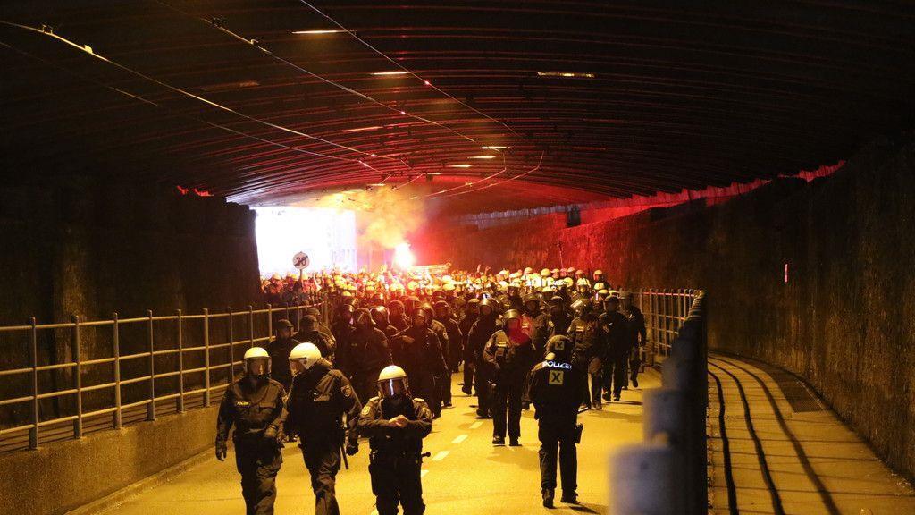 Fanmarsch Marseille vs. Red Bull Salzburg