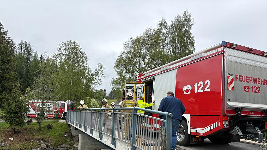 Heizöl verunreinigt Taurach in Mariapfarr