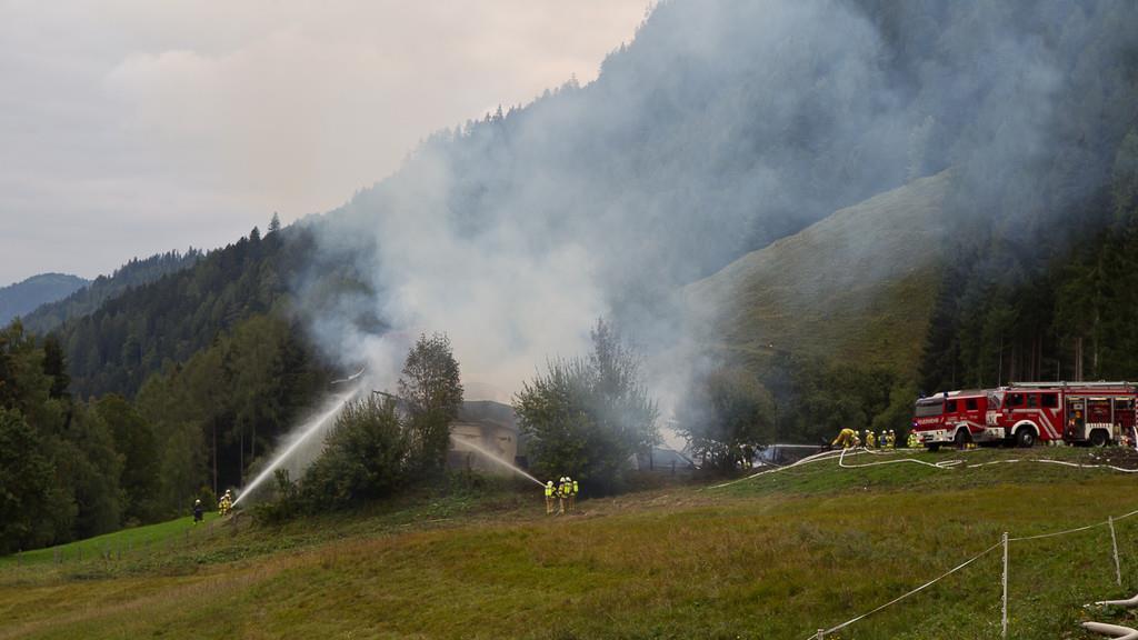 Bauernhof in St. Veit abgebrannt