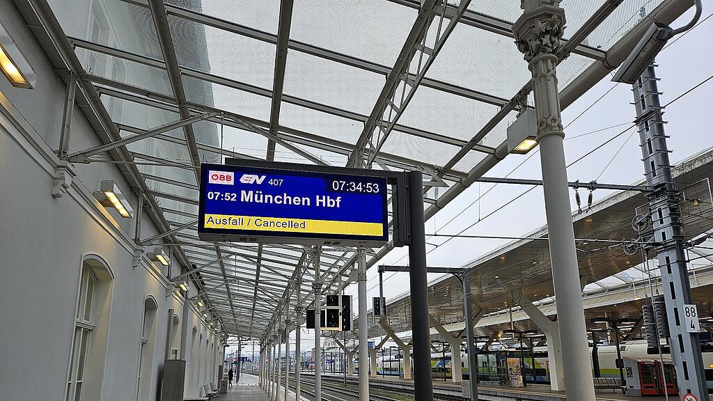 Lokf\u00fchrerstreik: Ausf\u00e4lle in Salzburg