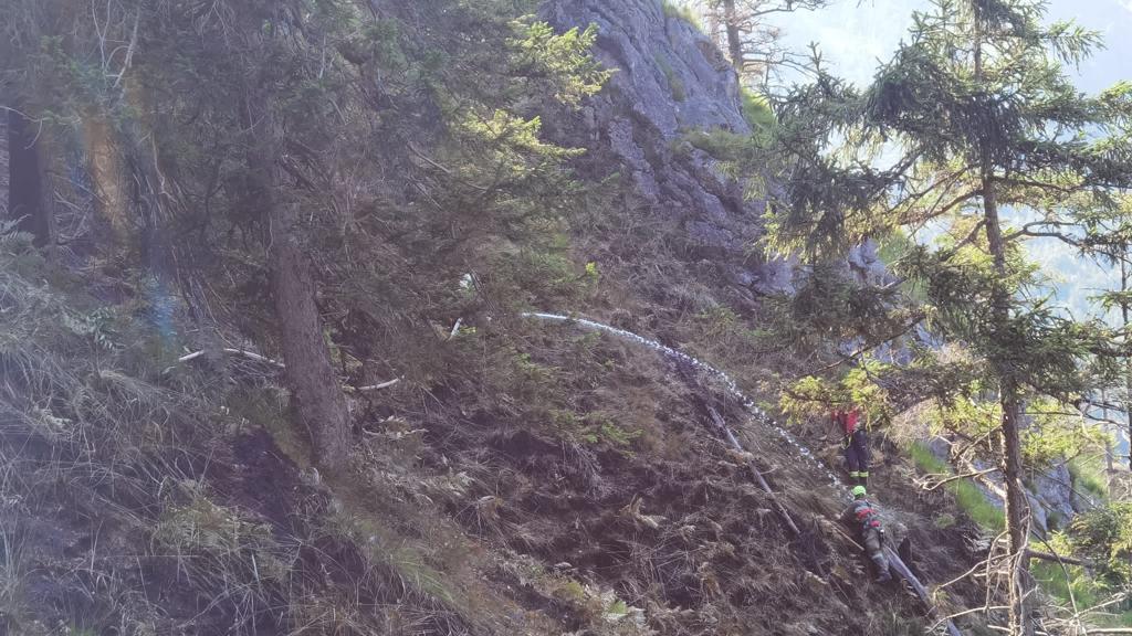 Waldbrand im Höllengebirge gelöscht