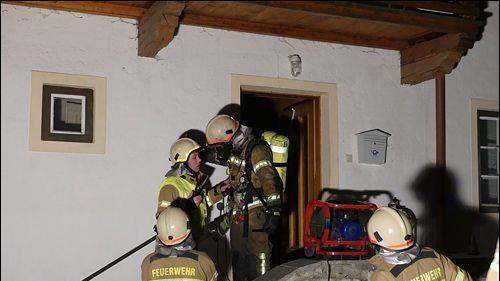 Einfamilienhaus in Tamsweg in Flammen