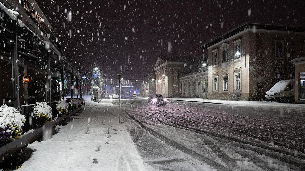Erster Schnee in Bad Gastein