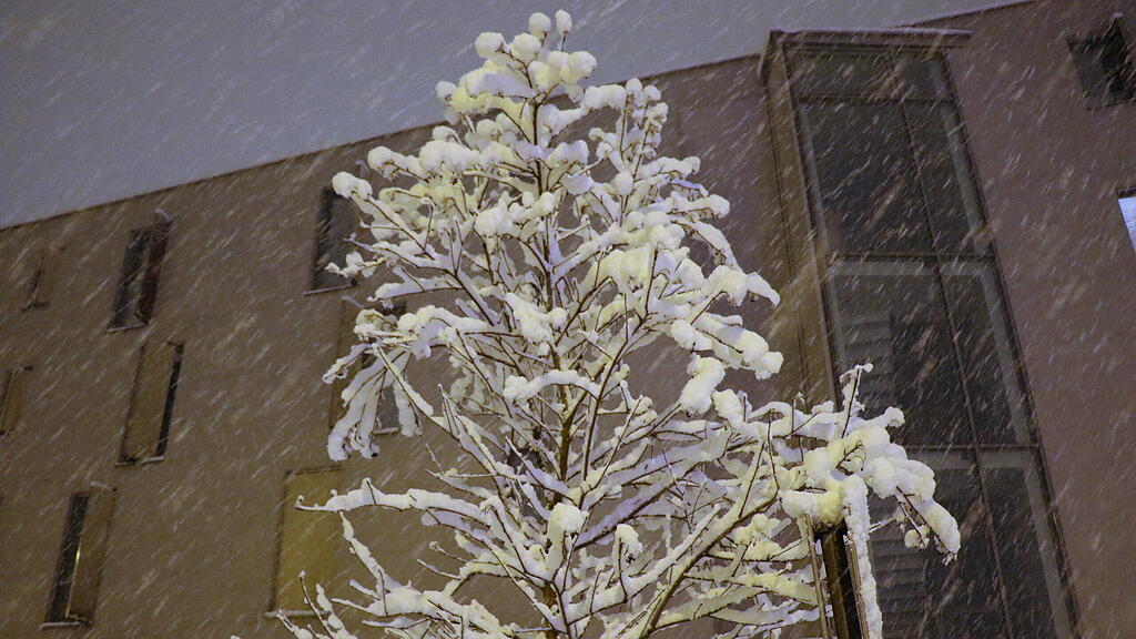 Wintereinbruch in Stadt Salzburg