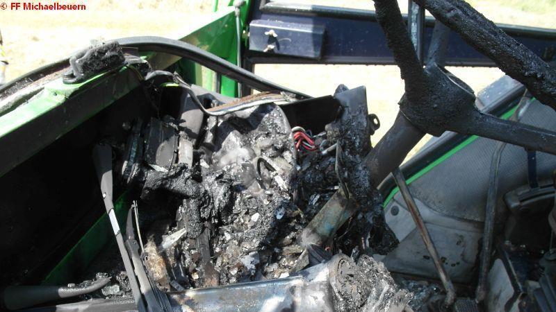 Traktorbrand in Michaelbeuern