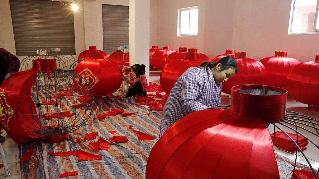 China feiert das Jahr des Hahns