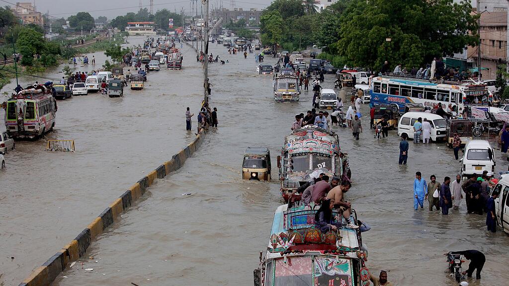 Pakistan, Überschwemmungen, Karatschi