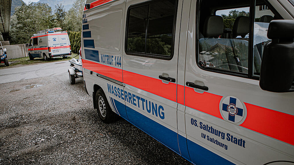 Wasserrettung, Golling, Salzach