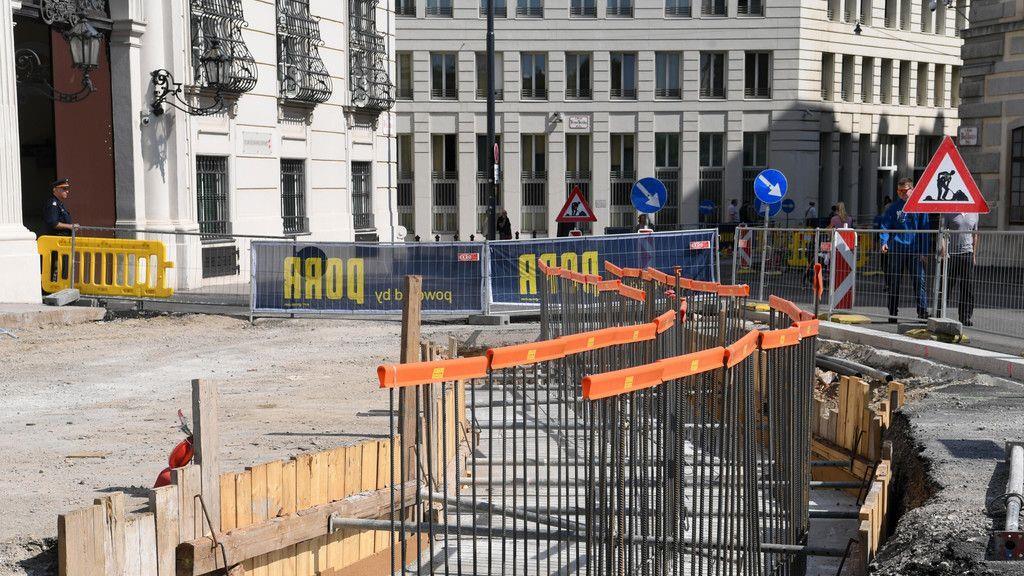 Baustelle vor Bundeskanzleramt gestoppt